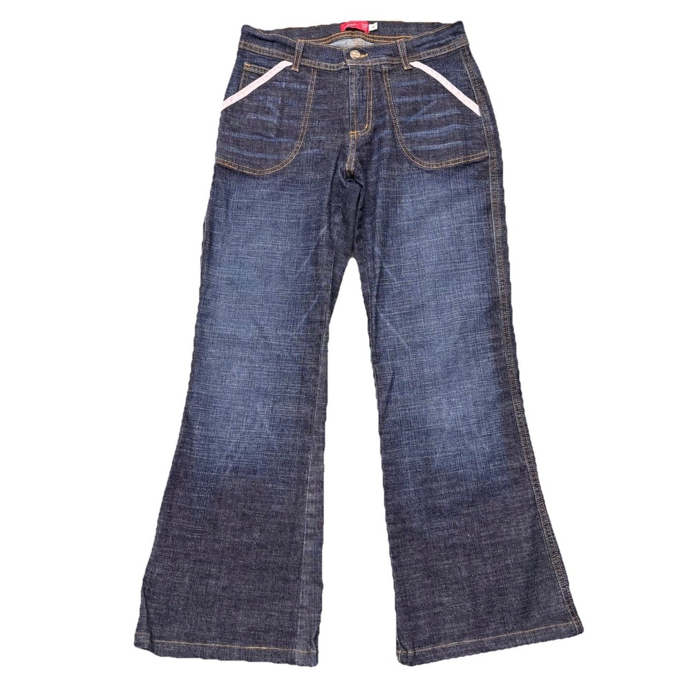 Vintage Apple Bottom Jeans Size 6 Flared Denim Red Label Collection Made in‎ USA